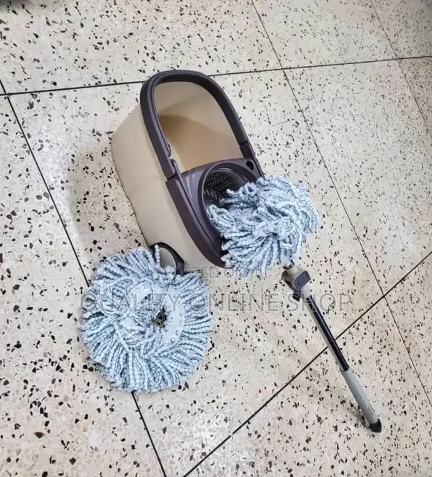 Spin Mop Bucket with Wheels - 1