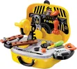 Bus-Shaped Children's Toy Tool Set with Carrying Case - 1