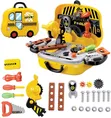 Bus-Shaped Children's Toy Tool Set with Carrying Case - 2