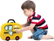 Bus-Shaped Children's Toy Tool Set with Carrying Case - 4