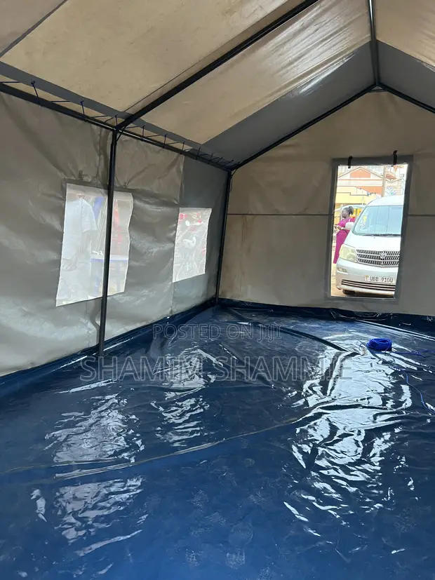 Clinical Tent - PVC, Ventilated, Heavy Duty Metal Frame - 1