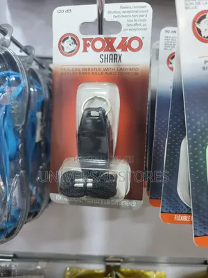 Fox 40 Sharx Pealess Whistle with Lanyard
