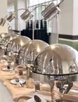 Round Stainless Steel Chafing Dish - 2