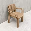 Brand New Plastic Chairs with Armrests - 2