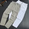 Casual Men's Linen Drawstring Trousers - 5