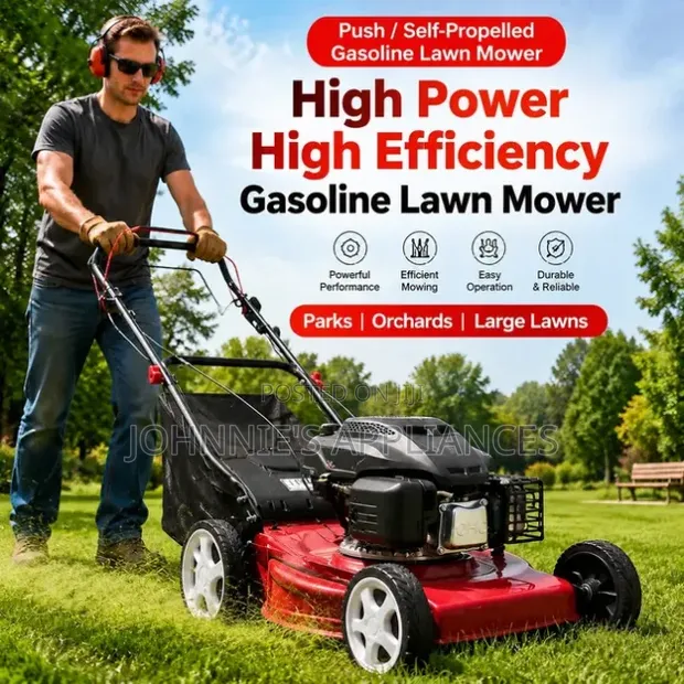 Sali Petrol Lawn Mower with Grass Catcher - 1