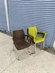 Quality Online Work Space Plastic Chairs - 2