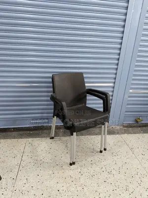 Metal Stands and Plastic Chairs