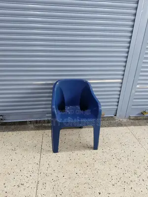 Brand New Plastic Bar Chairs (Blue)