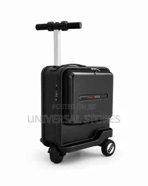 Black Electric Ride-On Luggage - Smart Suitcase