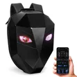 Motorcycle Backpack with LED Eyes, Waterproof Hard - 1