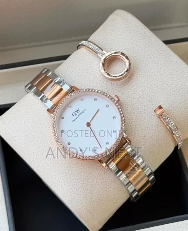 Daniel Wellington Ladies Watch with Bangle - 1