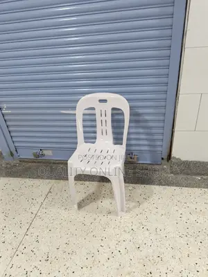Brand New White Plastic Dining Chairs (Set of 4)