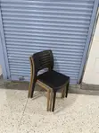 4-Legged Plastic Dining Chairs (Brand New) - 1