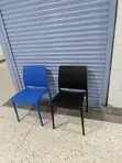 Cloud Indoor/Outdoor Plastic Chairs - Black - 1