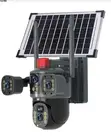 600W Solar Security Camera Light WiFi | 4MP+4MP Dual Camera - 1