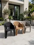 Nordic Plastic Chairs - Brand New - 1