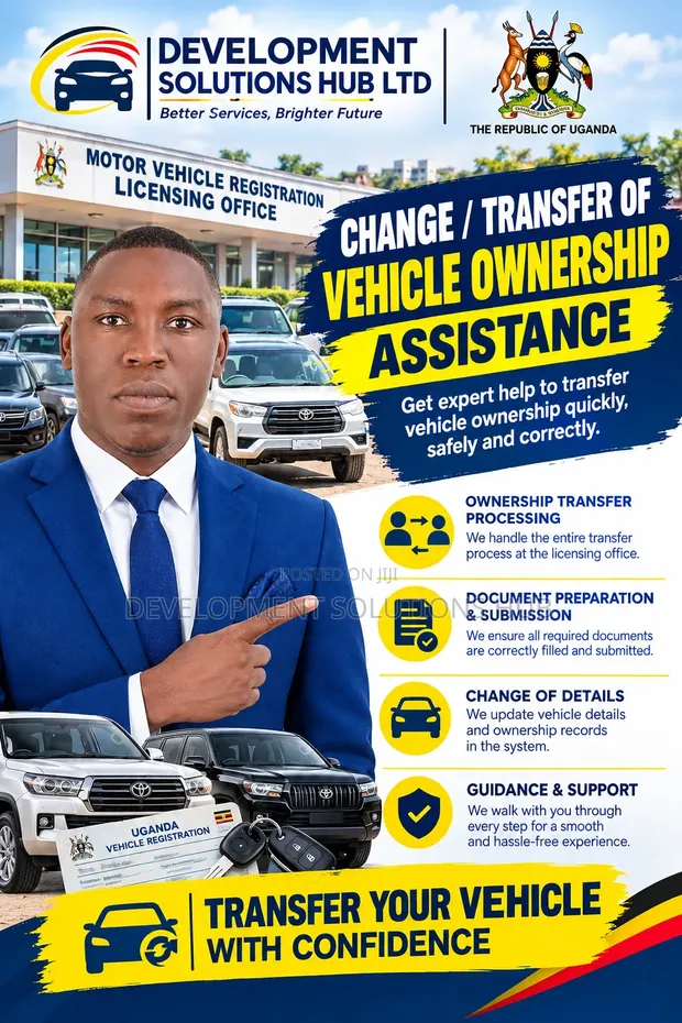 Vehicle Ownership Transfer Assistance in Kampala, Uganda - 1