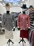 Men's Stripped Office Shirts - 1