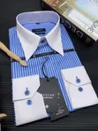 Men's Stripped Office Shirts - 3