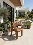 Worldly Armed Plastic Chairs - 1