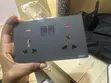 Double Socket - Black - 1
