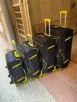 D Favor 4-in-1 Suitcase Set - Black & Yellow - 5