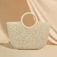 Hand Crafted Beach Bag with Hut - 1