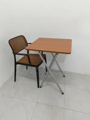 X-Legs Foldable Reading Table and Chair Set