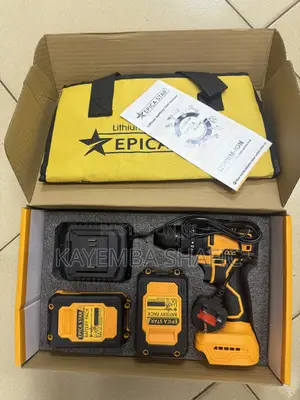 Epica Star Lithium-Ion Cordless Drill Machine Kit - Brand New