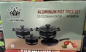 LuxTrend Aluminum Pot Set - 7 Pieces