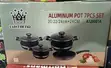 LuxTrend Aluminum Pot Set - 7 Pieces - 1