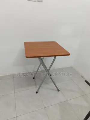 X Shaped Foldable Reading Table - Brown