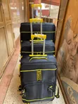 3-in-1 Suitcase Set - Black & Yellow - 1