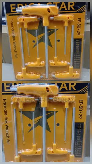 7-Piece T-Handle Hex Wrench Set