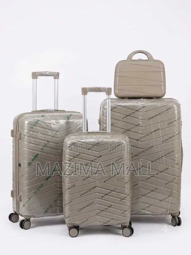 Rubber Suitcase Set - 4 Pieces - 1
