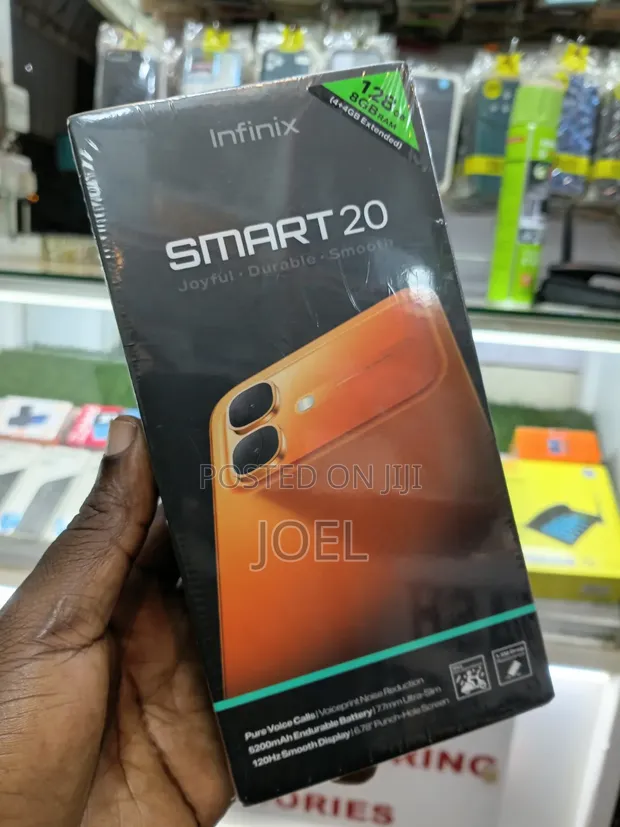 New Infinix Smart 20 128GB Black - 1