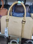 Chrisbella Handbag with Dual-Texture and Metallic Accents - 1