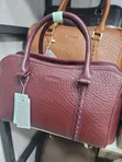 Chrisbella Handbag with Dual-Texture and Metallic Accents - 2