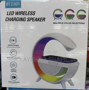 BT2301 LED Wireless Charging Bluetooth Speaker RGB Lamp
