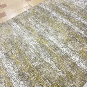Serge Green and Gold Center Rug