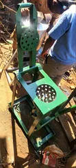 Single 8"x6" Manual Honeycomb Briquette Machine - 3