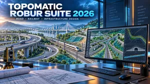 Topomatic Robur Suite 2026 | Road, Railway & Infrastructure Design Software