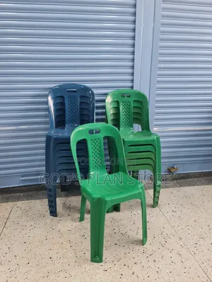 1 Piece Plastic Bar Chair - Blue