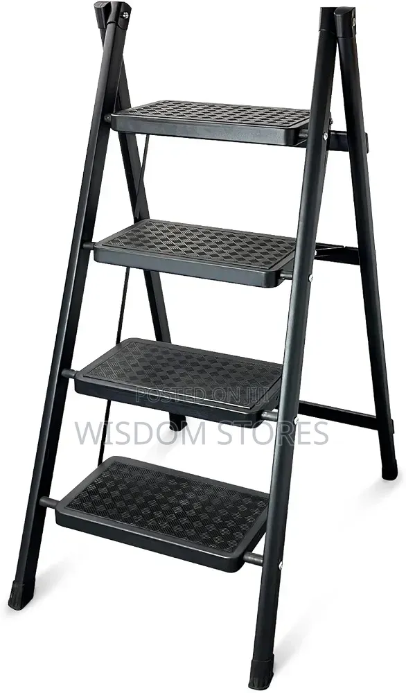 4-Step Portable Foldable Ladder Stool - 1
