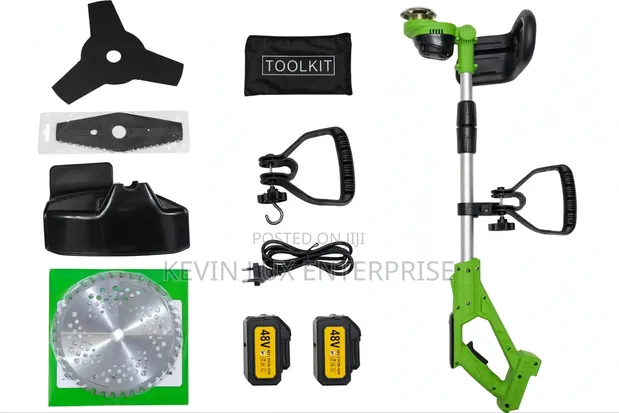 Rechargeable Grass Cutter with 2 Batteries - 1