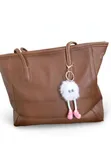 Classique Totes Brown Leather Tote Bag - 2
