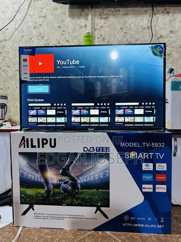 Alipu 32" UHD Smart TV with Bluetooth - 1