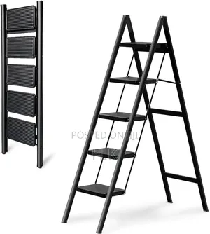 Durable Folding 5-Step Ladder
