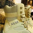AS33 Tactical Outdoor Combat Boots - Desert Khaki - 5